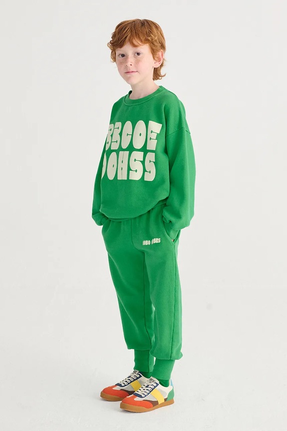 Bobo Choses hanorac de bumbac pentru copii Bobo Choses Modern 126AC142 verde