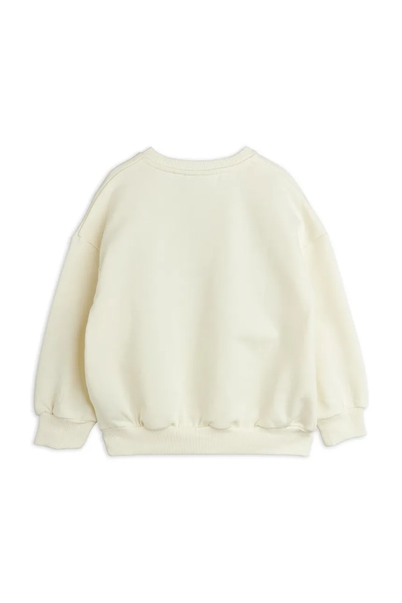 Mini Rodini felpa per bambini in cotone Society 26220108 bianco SS26