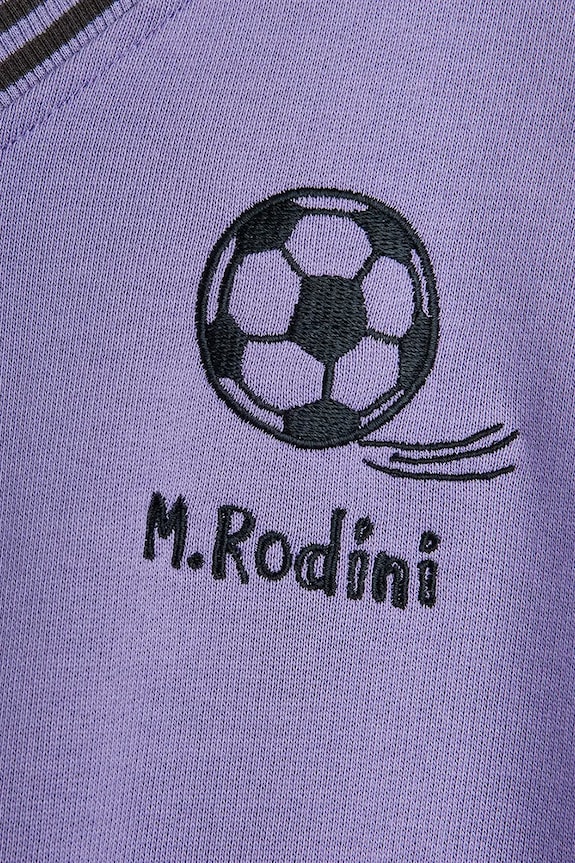 BIMBA Mini Rodini Felpa per bambini in cotone Football 26220143 violetto