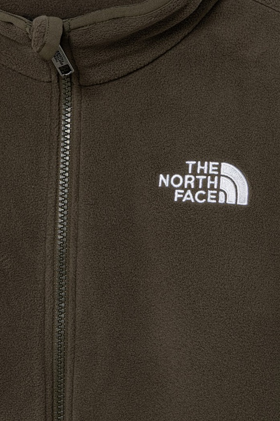 Αγορίστικα The North Face μπλούζα με κουμπιά παιδική φλις TEEN GLACIER FZ ZIP IN JACKET NF0A8F8A21L1 πράσινο