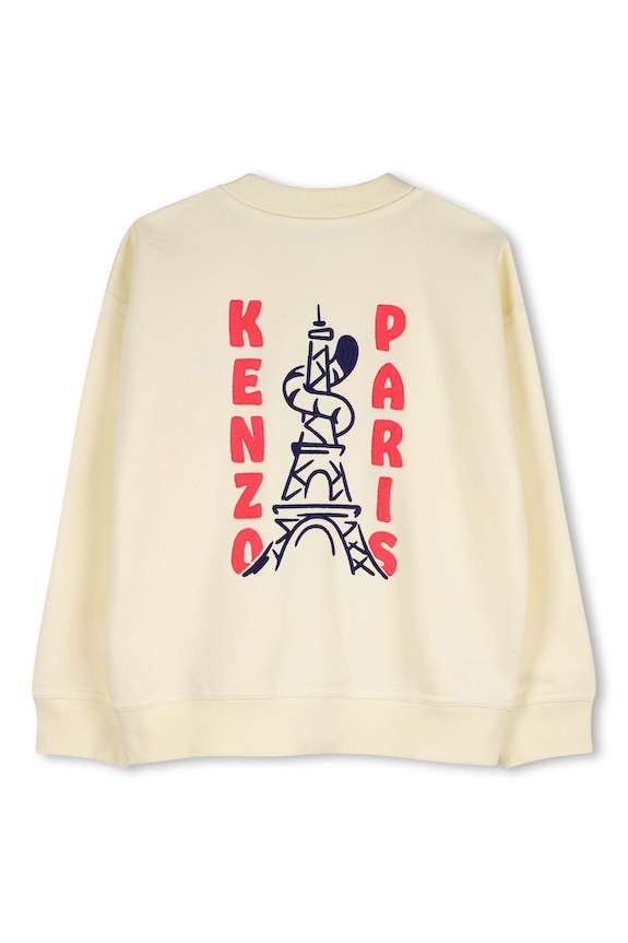 Αγορίστικα Παιδική βαμβακερή μπλούζα Kenzo Kids K61659.86.108 κίτρινο