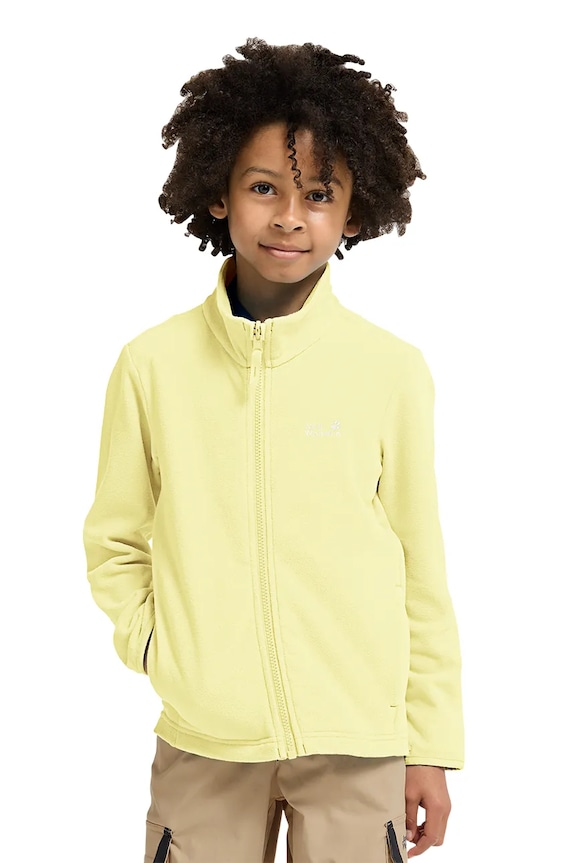 Jack Wolfskin flísová mikina detská TAUNUS 100 FZ K A65888.104.152