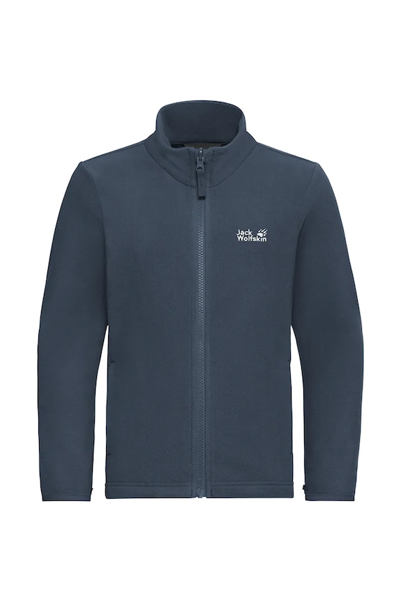 Jack Wolfskin flísová mikina detská TAUNUS 100 FZ K A65888.104.152 tmavomodrá SS26
