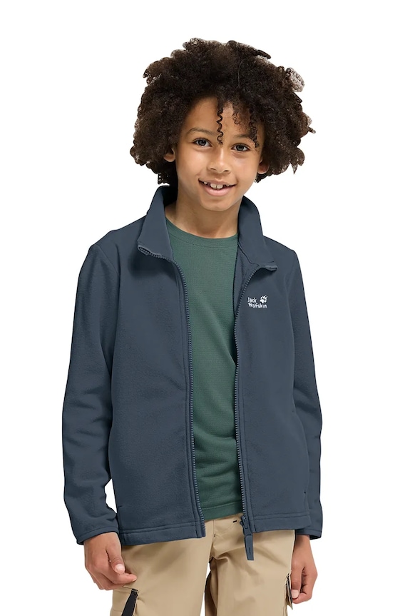 Jack Wolfskin flísová mikina detská TAUNUS 100 FZ K A65888.104.152