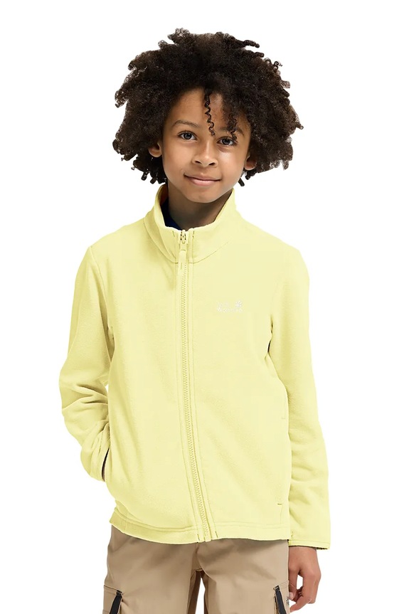Jack Wolfskin flísová mikina detská TAUNUS 100 FZ K A65888.164.176