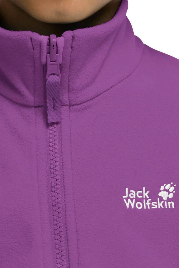Jack Wolfskin flísová mikina detská TAUNUS 100 FZ K A65888.164.176