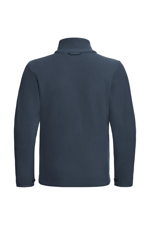 Chlapec Jack Wolfskin flísová mikina detská TAUNUS 100 FZ K A65888.164.176 tmavomodrá
