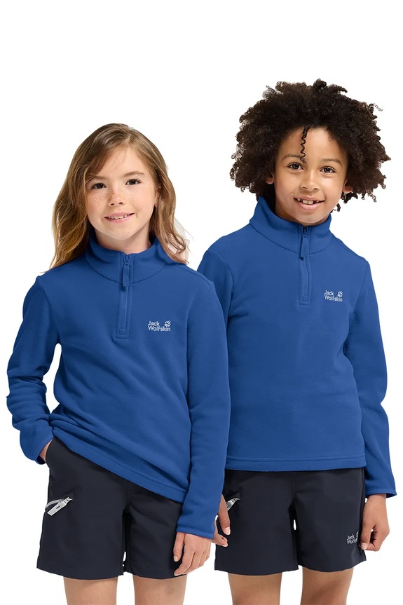 Jack Wolfskin flísová mikina detská TAUNUS 100 HZ K modrá A65889.104.152