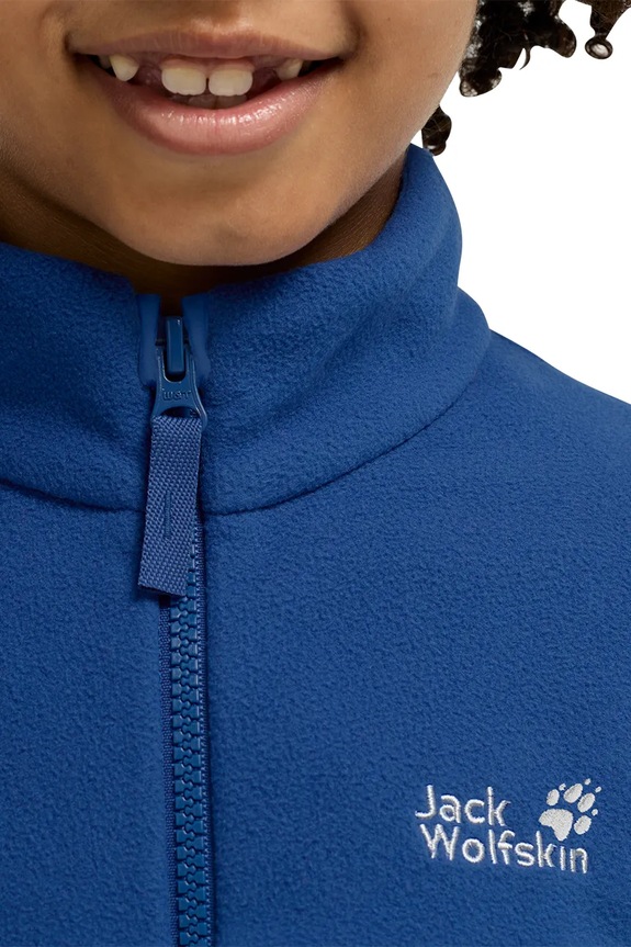 Jack Wolfskin flísová mikina detská PAW ERA 100 PRINT FZ K A66109.104.152