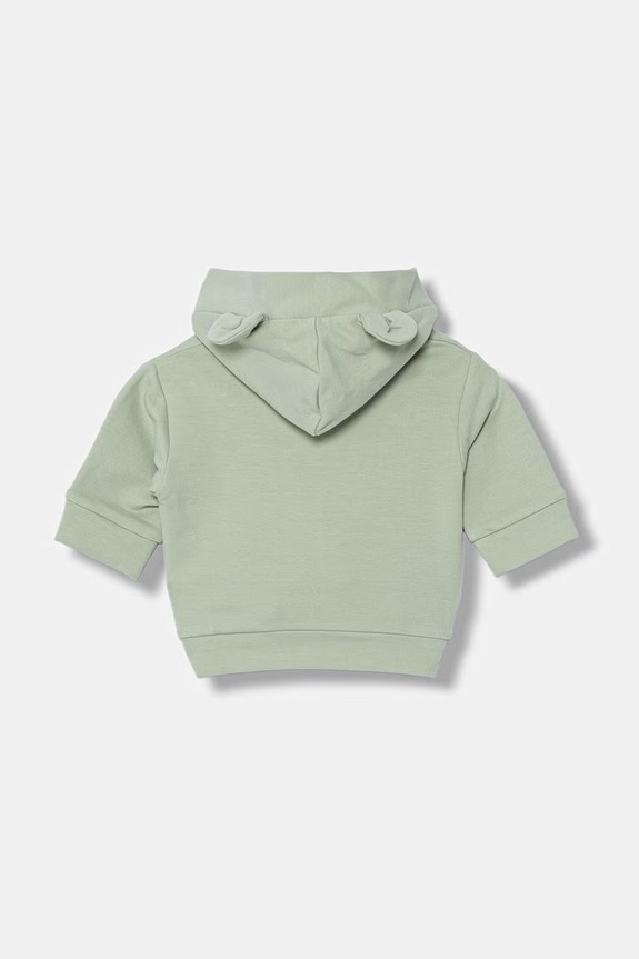 Detská mikina United Colors of Benetton 35FNA501U.W.Stagionale zelená SS26