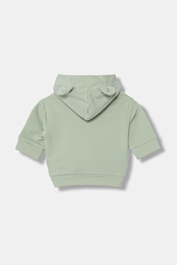 Detská mikina United Colors of Benetton 35FNA501U.W.Stagionale zelená SS26