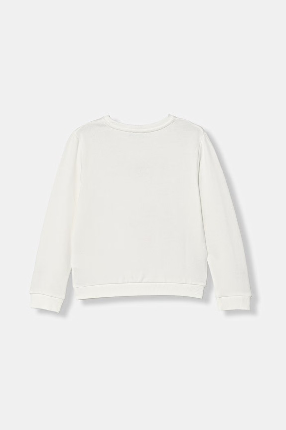United Colors of Benetton mikina detská bavlnená 3J68G10M3.P.Stagionale biela SS26