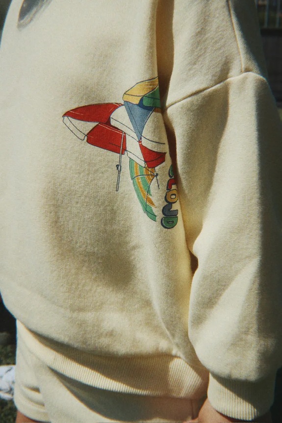 Konges Sløjd bluza dziecięca bawełniana LOU SWEAT SHIRT OCS KS105451.PPY2