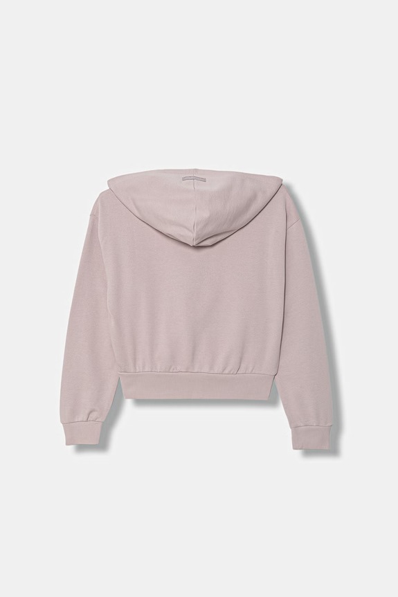 United Colors of Benetton mikina na zips detská bavlnená 3NBMC505Y.G.Stagionale ružová SS26