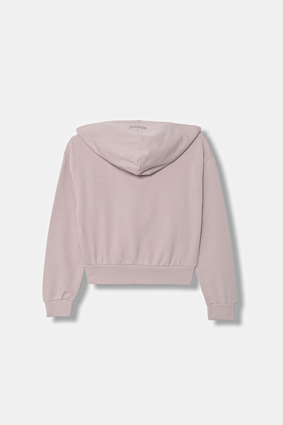 United Colors of Benetton mikina na zips detská bavlnená 3NBMC505Y.G.Stagionale ružová SS26