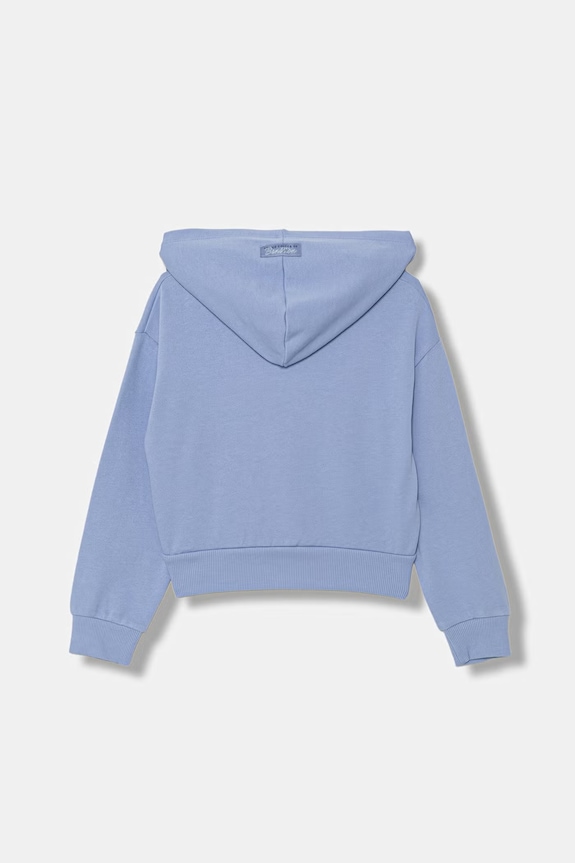 United Colors of Benetton mikina na zips detská bavlnená 3NBMC505Y.G.Stagionale modrá SS26