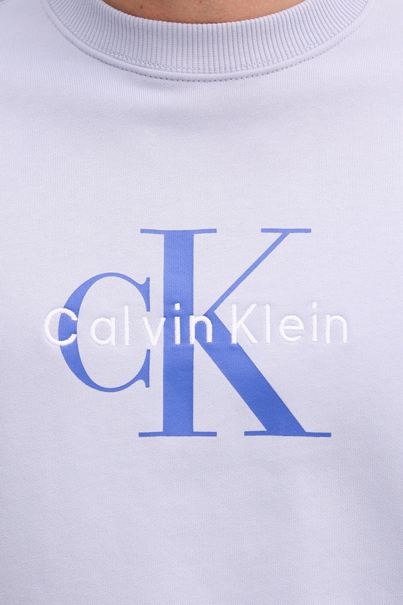 Calvin Klein Jeans bluza męska bawełniana LV04RD242G niebieski