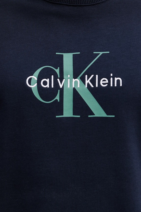 Calvin Klein Jeans bluza męska bawełniana LV04RD242G granatowy