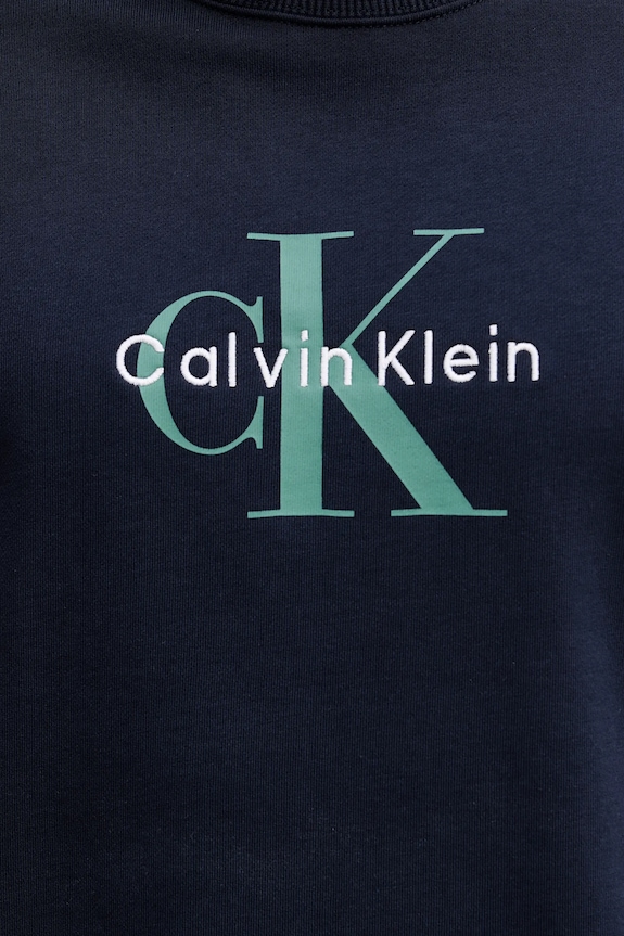 Calvin Klein Jeans bluza męska bawełniana LV04RD242G granatowy