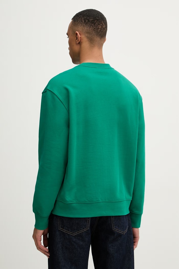 Îmbrăcăminte Calvin Klein Jeans hanorac bărbați din bumbac LV04RD242G verde