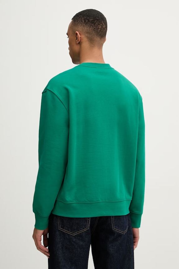 Îmbrăcăminte Calvin Klein Jeans hanorac bărbați din bumbac LV04RD242G verde