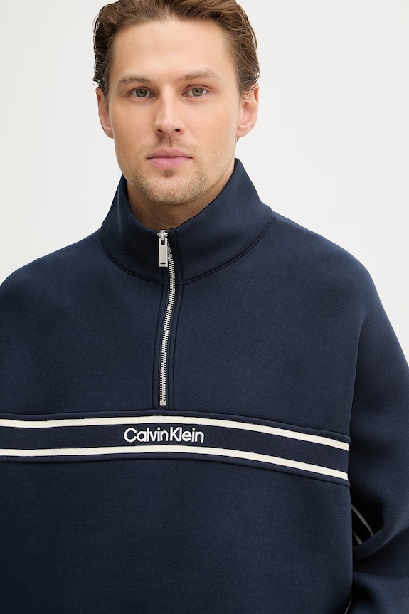 Calvin Klein Jeans bluză bleumarin LV04RE221G