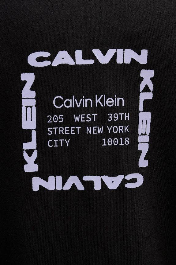 Calvin Klein Jeans bluza bawełniana LV04RE254G czarny