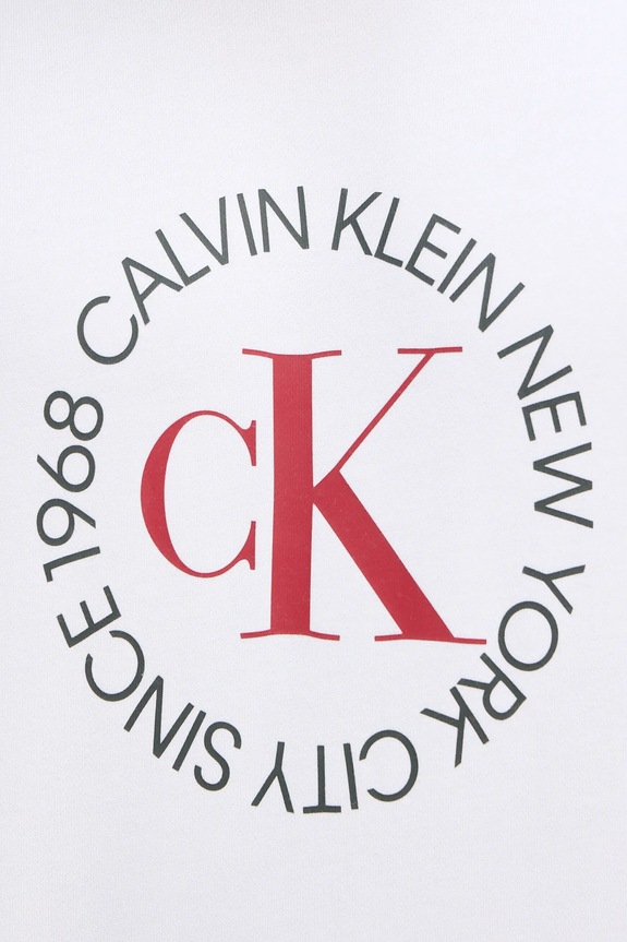 Dukserica Calvin Klein Jeans LV14RE250G bijela