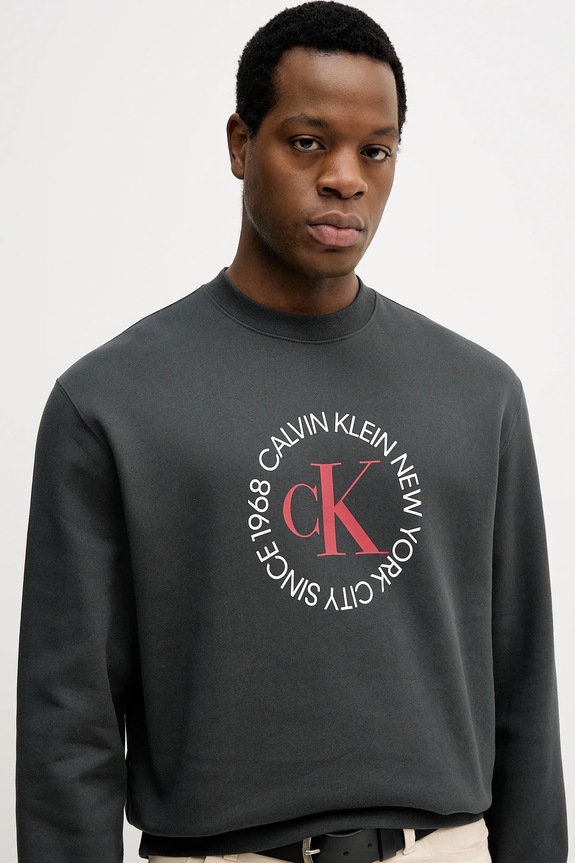 Μπλούζα Calvin Klein Jeans γκρί LV14RE250G