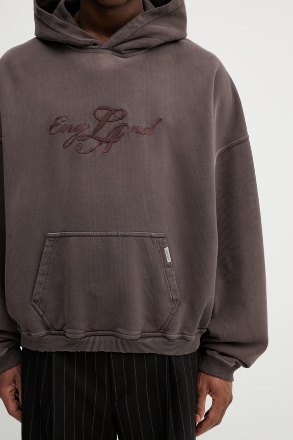 Represent felpa in cotone England marrone MLM100871.17