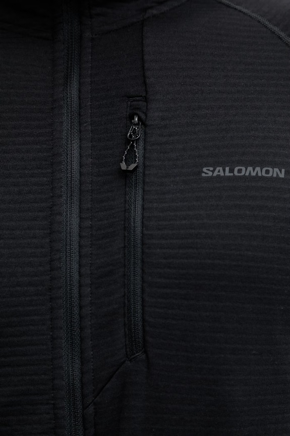 Tréningová mikina Salomon ESSENTIAL LIGHTWARM LC2432500 čierna