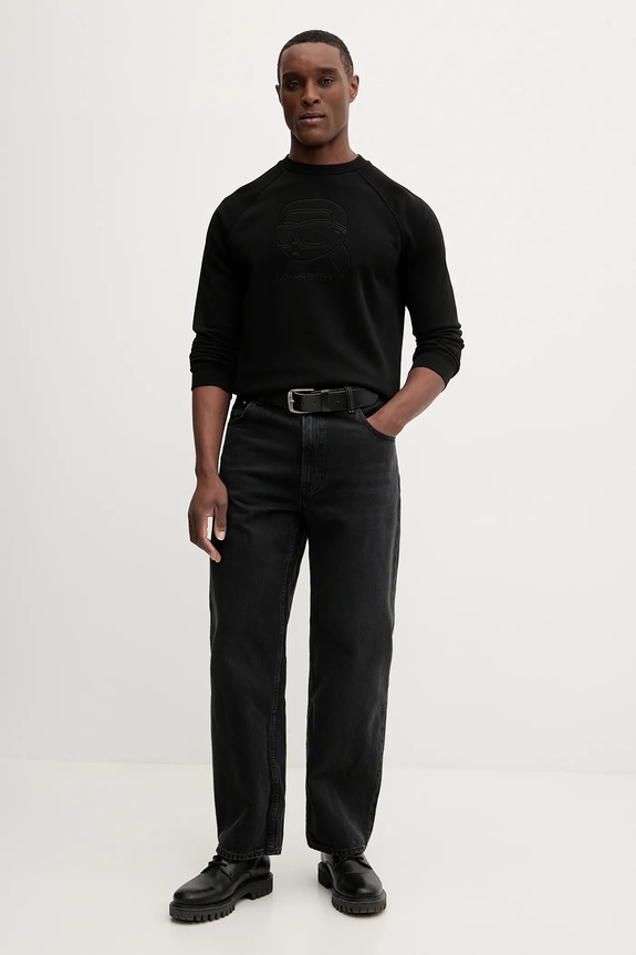 Mikina Karl Lagerfeld 561910.705024 čierna SS26