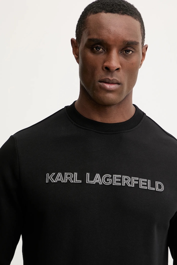 Bavlnená mikina Karl Lagerfeld čierna 561952.705075
