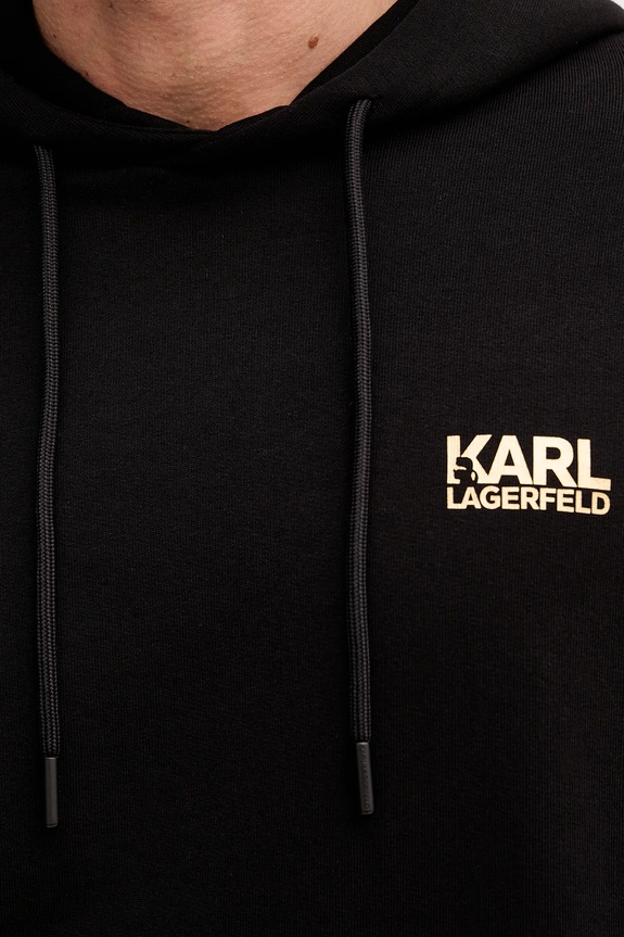 Karl Lagerfeld hanorac de bumbac 561917.705781 negru