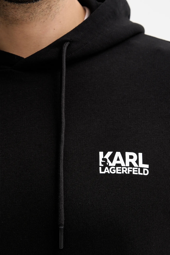 Bavlněná mikina Karl Lagerfeld 561917.705781 černá
