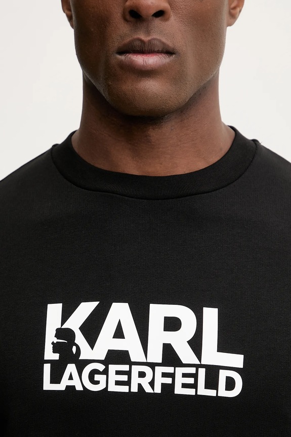 Karl Lagerfeld hanorac de bumbac 561917.705780 negru
