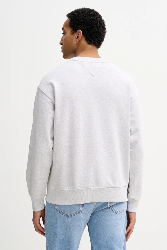 Îmbrăcăminte Tommy Jeans hanorac de bumbac DN0DN00054 gri