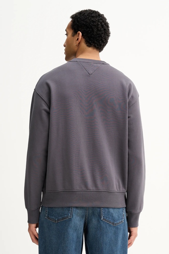 Îmbrăcăminte Tommy Jeans hanorac de bumbac DN0DN00054 gri