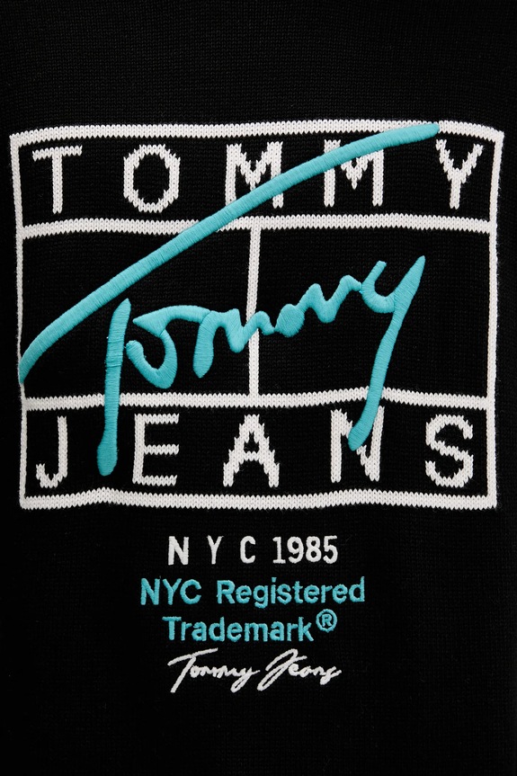 Bavlněný svetr Tommy Jeans DM0DM22401 černá