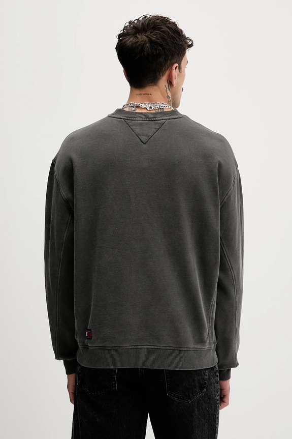 Odjeća Pamučna dukserica Tommy Jeans DM0DM22363 siva