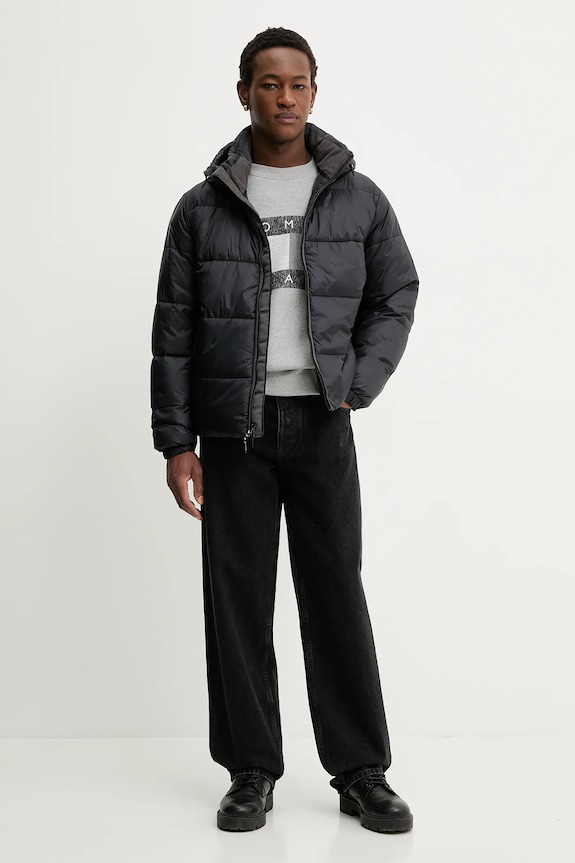 Pamučna dukserica Tommy Jeans DM0DM22384 siva SS26