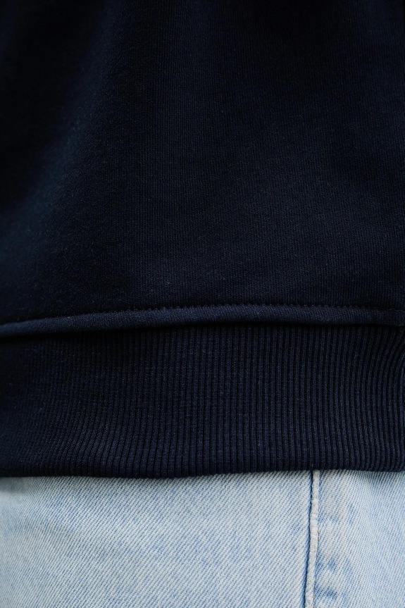 Βαμβακερή μπλούζα Tommy Jeans DM0DM22643 σκούρο μπλε