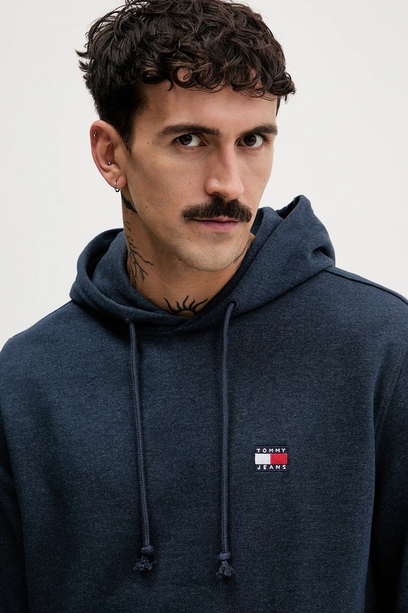 Mikina Tommy Jeans námořnická modř DM0DM22666
