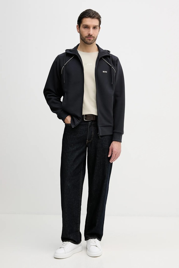 Μπλούζα BOSS Green TRIPLET BLUE THONG 50553575 σκούρο μπλε SS26