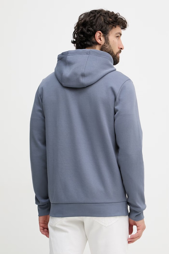 Odzież BOSS bluza rozpinana z kapturem męska z bawełną C-Spence 01 50555851 niebieski