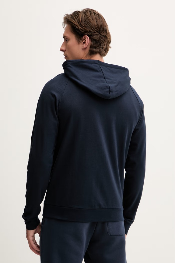 Odzież BOSS bluza lounge męska bawełniana Authentic Jacket H 50554785 granatowy