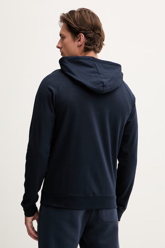 Odzież BOSS bluza lounge męska bawełniana Authentic Jacket H 50554785 granatowy