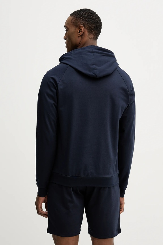 Ρούχα BOSS μπλούζα lounge ανδρική βαμβακερή Authentic Jacket H 50554785 σκούρο μπλε