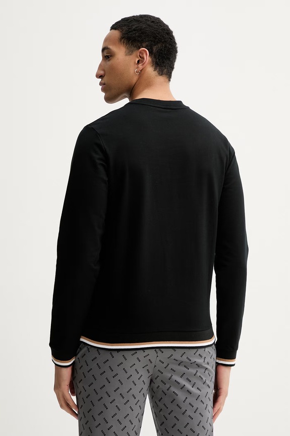 Îmbrăcăminte BOSS hanorac lounge din bumbac Iconic Sweatshirt 50554836 negru
