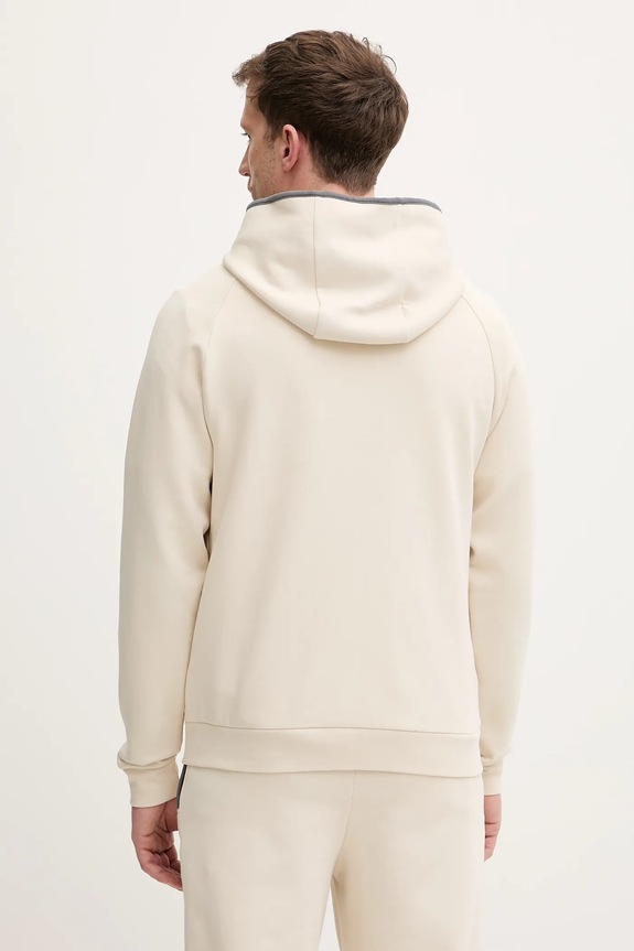 Oblečenie BOSS mikina na zips s kapucňou pánska Sense Hooded Jacket 50557206 béžová